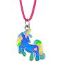 Fun Jewels Fairy Tale Cute Unicorn Pendant Color Change Mood Necklace Gift For Girls