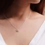Boma Jewelry Sterling Silver Sunburst Sun Open Circle Necklace, 18 Inches