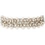 Aheli Faux Stone Studded Wedding Party Wear Bridal Choker Necklace with Maang Tikka Set Indian Traditional Fashion Jewelry for Women