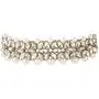 Aheli Faux Stone Studded Wedding Party Wear Bridal Choker Necklace with Maang Tikka Set Indian Traditional Fashion Jewelry for Women