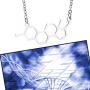 KUIYAI Estrogen Molecule Necklace Female Symbol Necklace Gift for Women