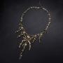 YADOCA 2 Pcs Multi-Level Pirate Skull Charm Necklace Collar Bib for Women Punk Gothic Statement Party Jewelry