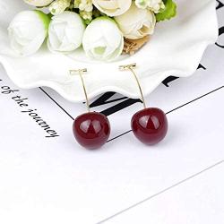 JoJo Bizarre Adventure Cherry Earrings - Kakyoin Drop Earrings - Best Gifts For Women and Girls