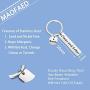 MAOFAED Sobriety Anniversary Keychain Sobriety Gift AA NA Recovery Jewelry Clean and Sober Encouragement Gift