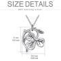 SIMONLY Shamrock Necklace for Women Three Leaf Clover Pendant Necklace St Patricks Day Necklaces Lucky Jewelry Gifts