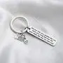 FUSTMW Biker Gift Motorcycle Keychain Bikers Prayer Gift May Your Ride Never Tumble May Your Rear Never Ache Bike Lover Jewelry Gift