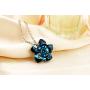 COLE.LOVE Lotus Flower Heart Pendant Necklace Handmade Flower Jewelry for Mothers Day Necklace Gift for Women,Mom,Girls, Wife