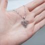 Celtic Knot Necklace Sterling Silver 925 Irish Triquetra Pendant Endless Knot Charm Symbol Norse Jewelry for Women
