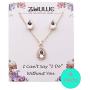I Cant Say''I Do'' Without You | 1 4 6 8 Sets Bridesmaid Jewelry Sets for Women Necklace and Earring Set for Wedding Gifts