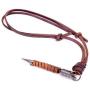 Vintage Arrow Pendant Necklace Real Cowhide Leather Rope Chain Personality Necklace Trendy Jewelry for Men
