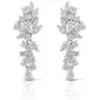 JanKuo Jewelry Rhodium Plated Bridal Floral Leaves Marquise Cubic Zirconia Chandelier Earrings JanKuo Jewelry Rhodium Plated Bridal Floral Leaves Marquise Cubic Zirconia Chandelier Earrings