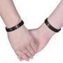 Titanium Magnetic Bracelet for Men,Elegant Therapy Titanium Magnetic Bracelet for Pain Relief Magnetic Bracelet Men （Black）