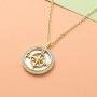 Compass Necklace for Women Teen Girls 925 Sterling Silver Vintage Nautical Travel Compass Pendant Necklace Jewelry Back to School Gifts