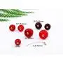 4 Pairs 3D Lifelike Red Cherry Dangle Drop Earrings Creative Assorted Cute Fruits Earring Charm Sweet Jewelry Set for Women Girls Kids