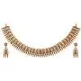 TARINIKA Anadhi Antique Gold-Plated Indian Jewelry Set with Necklace and Earrings