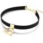 Star Jewelry Classic Elegant Girls Plain Black Velvet Ribbon Heart Pendant Choker Necklace Extender Chain