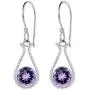 Orchid Jewelry Silver Overlay Solid Brass Dangle Earrings For Women Natural 2.25 Ct Round Purple Amethyst Gemstone Dangling Earring Hypoallergenic February Birthstone Christmas Birthday Gift For Ladies Orchid Jewelry Silver Overlay Solid Brass Dangle Earrings For Women Natural 2.25 Ct Round Purple Amethyst Gemstone Dangling Earring Hypoallergenic February Birthstone Christmas Birthday Gift For Ladies