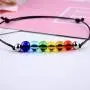 VU100 Gay Pride LGBT Rainbow Bracelets, Love is Love Braided String Relationship Bracelets for Women Girl Couple Lesbian Friends Daughter Jewelry Gifts VU100 Gay Pride LGBT Rainbow Bracelets, Love is Love Braided String Relationship Bracelets for Women Girl Couple Lesbian Friends Daughter Jewelry Gifts