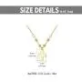 18K Gold Tiny Cross Necklace for Girls, 7mm Yellow Gold Tiny Cross Pendant Necklace Jewelry for Women, 16.5+1.2 18K Gold Tiny Cross Necklace for Girls, 7mm Yellow Gold Tiny Cross Pendant Necklace Jewelry for Women, 16.5+1.2