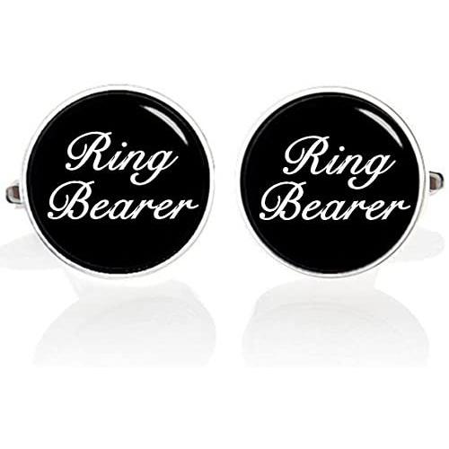 Kooer Handmade Custom Personalized Wedding Cuff Links Father of The Bride Cufflinks Jewelry Gift