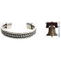 NOVICA .925 Sterling Silver Twist Motif Cuff Bracelet, 6.0'', Strength of Celuk
