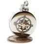 Moon Raven Designs Bronze Compass Rose Cremation Ashes Urn Pendant Memorial Necklace