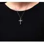 Suxerlry Cross Cremation Urn Necklace for Ashes Stainless Steel Memorial Pendant Keepsake Jewelry Suxerlry Cross Cremation Urn Necklace for Ashes Stainless Steel Memorial Pendant Keepsake Jewelry