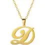 PROSTEEL Stainless Steel Initial Name Necklace, A to Z Initial Letter Personalized Necklaces for Men Women, Gold/Silver/Black Tone, 20inch-22inch Adjustable, Come Gift Box