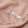 BAUNA Sponsor Gift Sobriety Gift NA Sponsor Appreciation Keychain Narcotics Anonymous Jewelry Best Effin NA Sponsor Ever