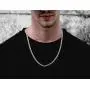 Savlano 925 Sterling Silver 4mm Italian Solid Curb Cuban Link Chain Necklace for Men & Women - Made in Italy Comes Gift Box (4mm) Savlano 925 Sterling Silver 4mm Italian Solid Curb Cuban Link Chain Necklace for Men & Women - Made in Italy Comes Gift Box (4mm)