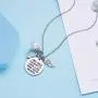 LParkin Memorial Necklace I Will Hold You in My Heart Until I Can Hold You in Heaven Pendant Loss of Child Necklace Heart Necklace Cremation Jewelry Gift for Her
