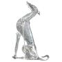 Fashion Brooch Jewelry Silver Tone Greyhound Scotty Borzoi Hound Dog Puppy Canine Rhinestone Enamel Animal Pin Brooch
