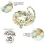 GVUSMIL 8mm 108 Mala Beads Wrap Bracelet Necklace for Yoga Charm Bracelet Natural Gemstone Jewelry for Women Men GVUSMIL 8mm 108 Mala Beads Wrap Bracelet Necklace for Yoga Charm Bracelet Natural Gemstone Jewelry for Women Men