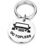 SEIRAA Gift Girl Jewelry OIIIIIIIO Lover Gift Go Topless Keychain Wrangler Gift for Boyfriend