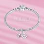 FOREVER QUEEN 18 Years Old Happy Birthday Charms fit Charms Bracelet 925 Sterling Silver Clover Bead Charms for Bracelet and Necklace Jewelry Gift with Gift Box