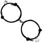 PZXHRY 2PCS Mountain & Ocean Bracelets Vows of Love Braided Rope Bead Mutual Attraction for Women Men Girl Boys, Distance Matching Gifts for Mom Daughter, Sisters, Best Friends, Couples