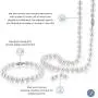 Freshwater Cultured Pearl Jewelry Set for Women Includes Necklace, Bracelet, and Earrings with 925 Sterling Silver - THE PEARL SOURCE Freshwater Cultured Pearl Jewelry Set for Women Includes Necklace, Bracelet, and Earrings with 925 Sterling Silver - THE PEARL SOURCE