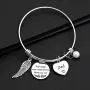 Memorial Bracelets Your Wings were Ready But My Heart was No in Memory of Loss of Mom Dad Grandma Grandpa Sympathy Gift Remembrance Jewelry Memorial Bracelets Your Wings were Ready But My Heart was No in Memory of Loss of Mom Dad Grandma Grandpa Sympathy Gift Remembrance Jewelry