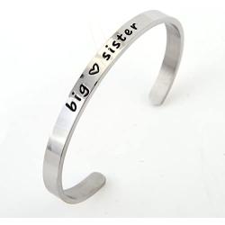 LIUANAN Cuff Bracelets for Women Inspirational Jewelry Gift with Engraved Quote