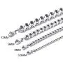 ChainsPro Men Cuban Link Bracelet Chain, 3/6/9/12 mm Width, 19/21CM Length, 18K Gold Plated/316L Stainless Steel/Black-with Gift Box ChainsPro Men Cuban Link Bracelet Chain, 3/6/9/12 mm Width, 19/21CM Length, 18K Gold Plated/316L Stainless Steel/Black-with Gift Box