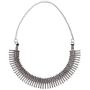 Sansar India Oxidized Silver Plated Kolhapuri Choker Necklace for Girls and Women
