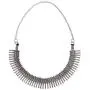 Sansar India Oxidized Silver Plated Kolhapuri Choker Necklace for Girls and Women Sansar India Oxidized Silver Plated Kolhapuri Choker Necklace for Girls and Women