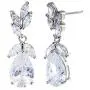 CZ Bridal Earrings for Wedding Women’s Elegant Teardrop Cubic Zirconia Cluster Floral Leaf Crystal Rhinestone Dangle Drop Earring for Bride Bridesmaids Mother of Bride Party Prom Earrings for Girls CZ Bridal Earrings for Wedding Women’s Elegant Teardrop Cubic Zirconia Cluster Floral Leaf Crystal Rhinestone Dangle Drop Earring for Bride Bridesmaids Mother of Bride Party Prom Earrings for Girls