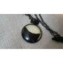 IDB Black Cat Necklace - Peeking Black Cat Pendant - Cute Black Cat Jewelry