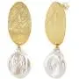 THE PEARL SOURCE 15mm Baroque Freshwater Pearl Julie Earrings for Women THE PEARL SOURCE 15mm Baroque Freshwater Pearl Julie Earrings for Women