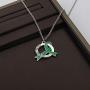 CENWA Organ Donors Green Ribbon Charm Necklace Organ Donor Gift Organ Donation Awareness Kidney Donor Thank You Gift