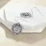 Sterling Silver Compass Earrings Compass dangle Drop Earrings Jewelry for Women