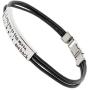 Joyful Sentiments Love Jewelry Stainless Steel I Love You to The Moon and Back Bracelet