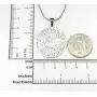 Phylogenetic Tree Necklace, 20'' Chain, Pure 304 Stainless Steel, Evolutionary Biology Tree of Life Ancestry Origin Jewelry