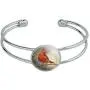 GRAPHICS & MORE Cardinal Red Bird on Tree Branch Novelty Silver Plated Metal Cuff Bangle Bracelet GRAPHICS & MORE Cardinal Red Bird on Tree Branch Novelty Silver Plated Metal Cuff Bangle Bracelet